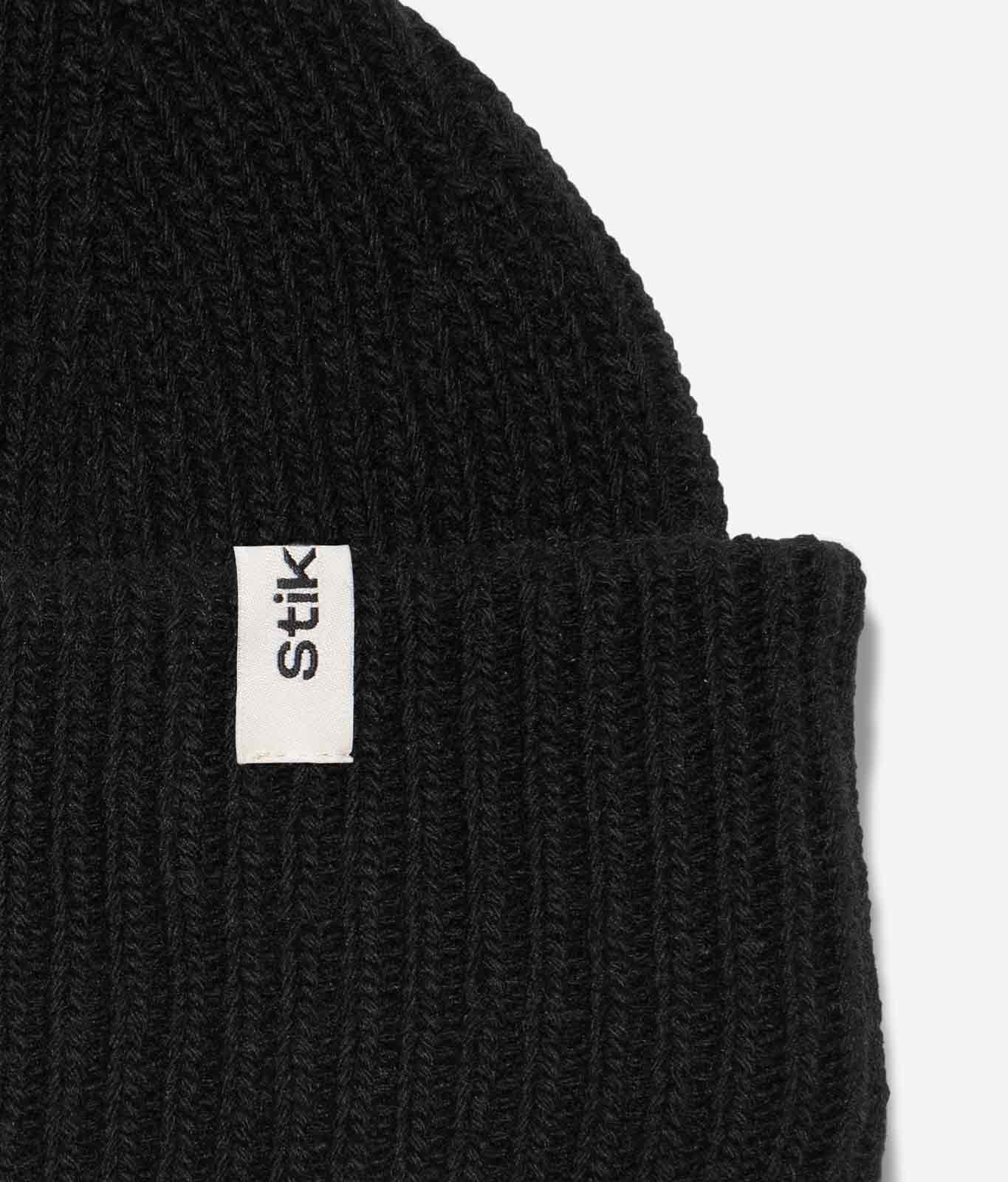 BEANIE 01 REWOOL BLACK