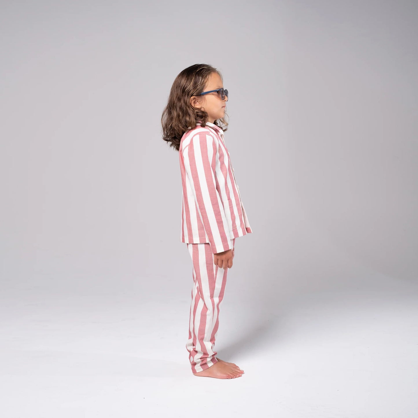 Juno Light Red & White Pyjama